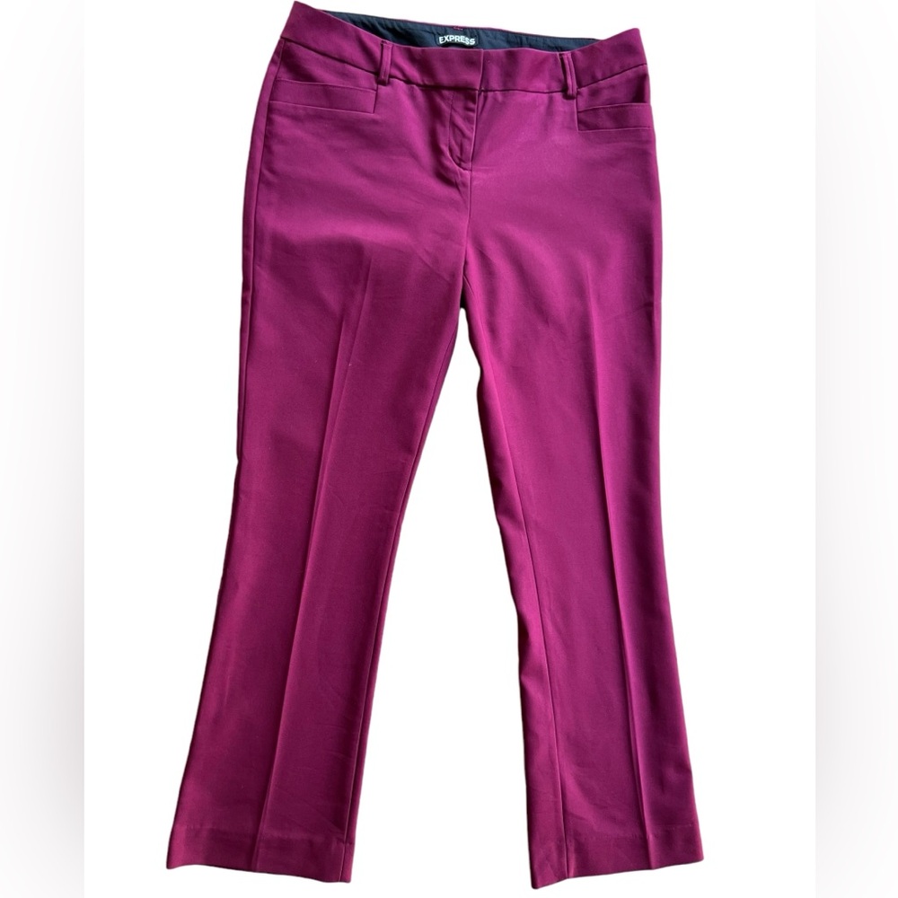 EUC - Express Barely Boot Columnist Pant - Size 6, Wine